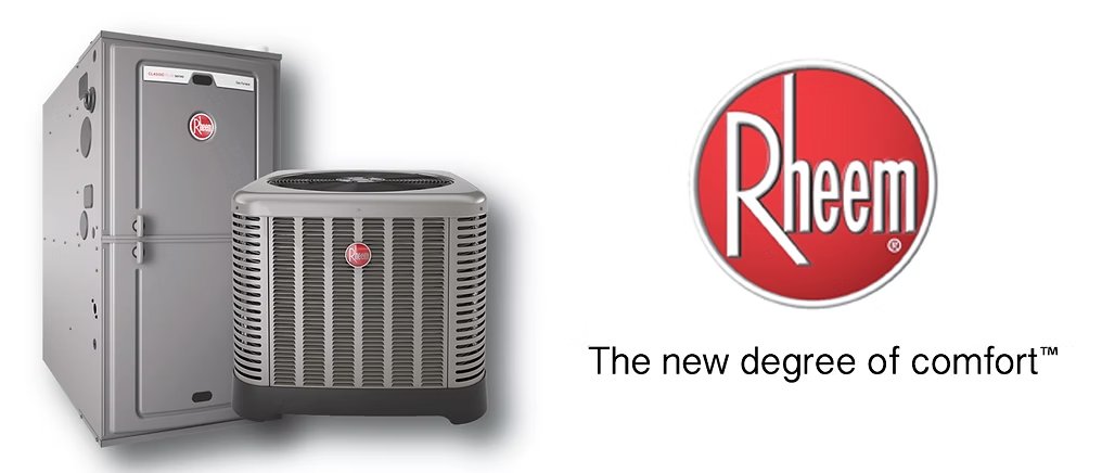 Rheem furnace and air conditioning unit